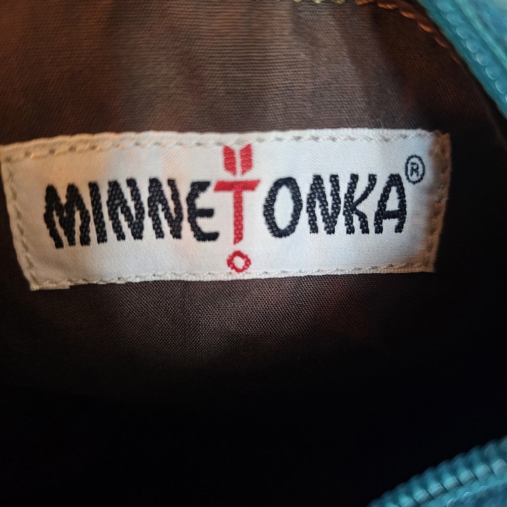Minnetonka Blue Suede Fringe Bag - Picture 6 of 6